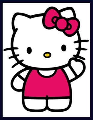 Süße Hello Kitty Mädchenschuhe mit tollen Motiven